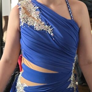 Elegant Blue Lyrical Costume